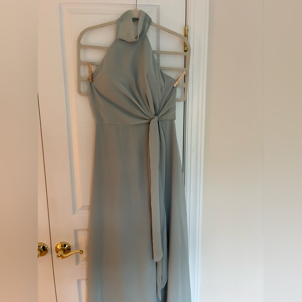 Jenny Yoo Elliya dress in Moss